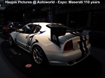 Autoworld expo: Maserati 110 years