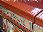 Autoworld expo: Maserati 110 years