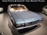 Autoworld expo: Maserati 110 years